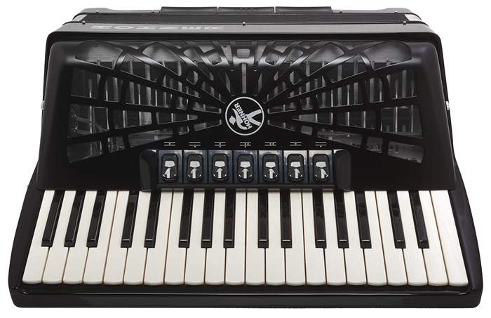 HOHNER Bravo III 80 Black Silent Key akordeon
