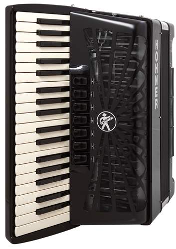 HOHNER Bravo III 80 Black Silent Key akordeon