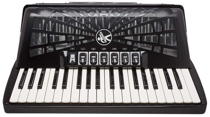 Hohner Bravo III 96 black Silent Key akordeon