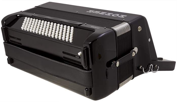 Hohner Bravo III 96 black Silent Key akordeon