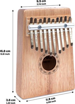 Cascha HH 2145 Kalimba Mahagony 10