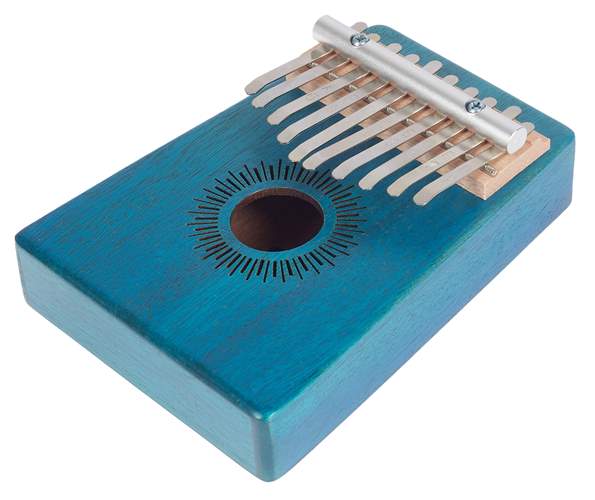 Sela Mahogany 10 Blue Kalimba