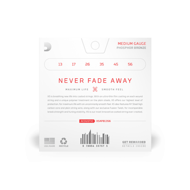 D'Addario XSAPB1356 struny pro akustickou kytaru