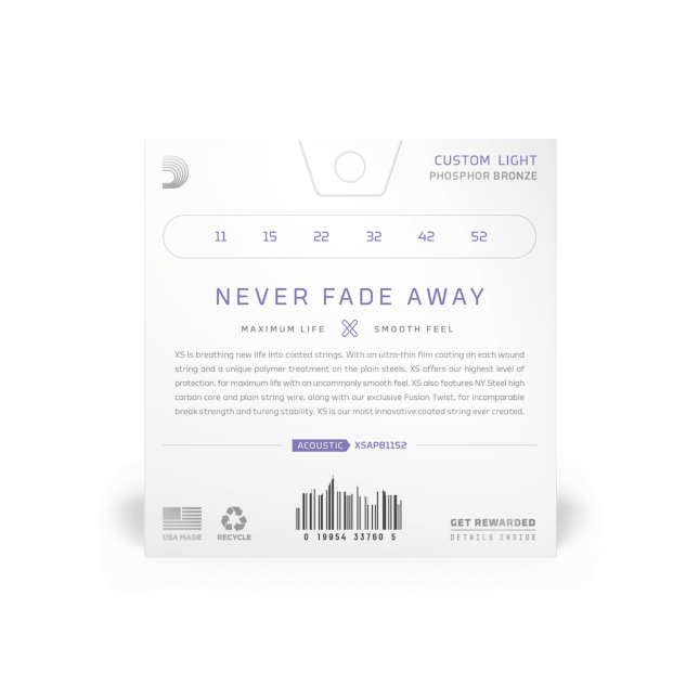 D'Addario XSAPB1152 struny pro akustickou kytaru