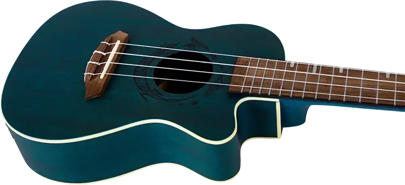 Flight DUC380 CEQ Topaz koncertní elektroakustické ukulele