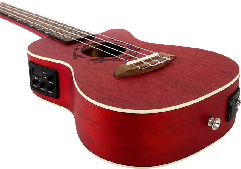 Flight DUC380 CEQ Coral koncertní elektroakustické ukulele