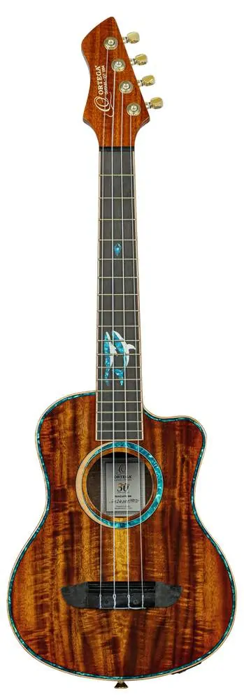 Ortega RUHZ30TH-BW tenorové elektroakustické ukulele