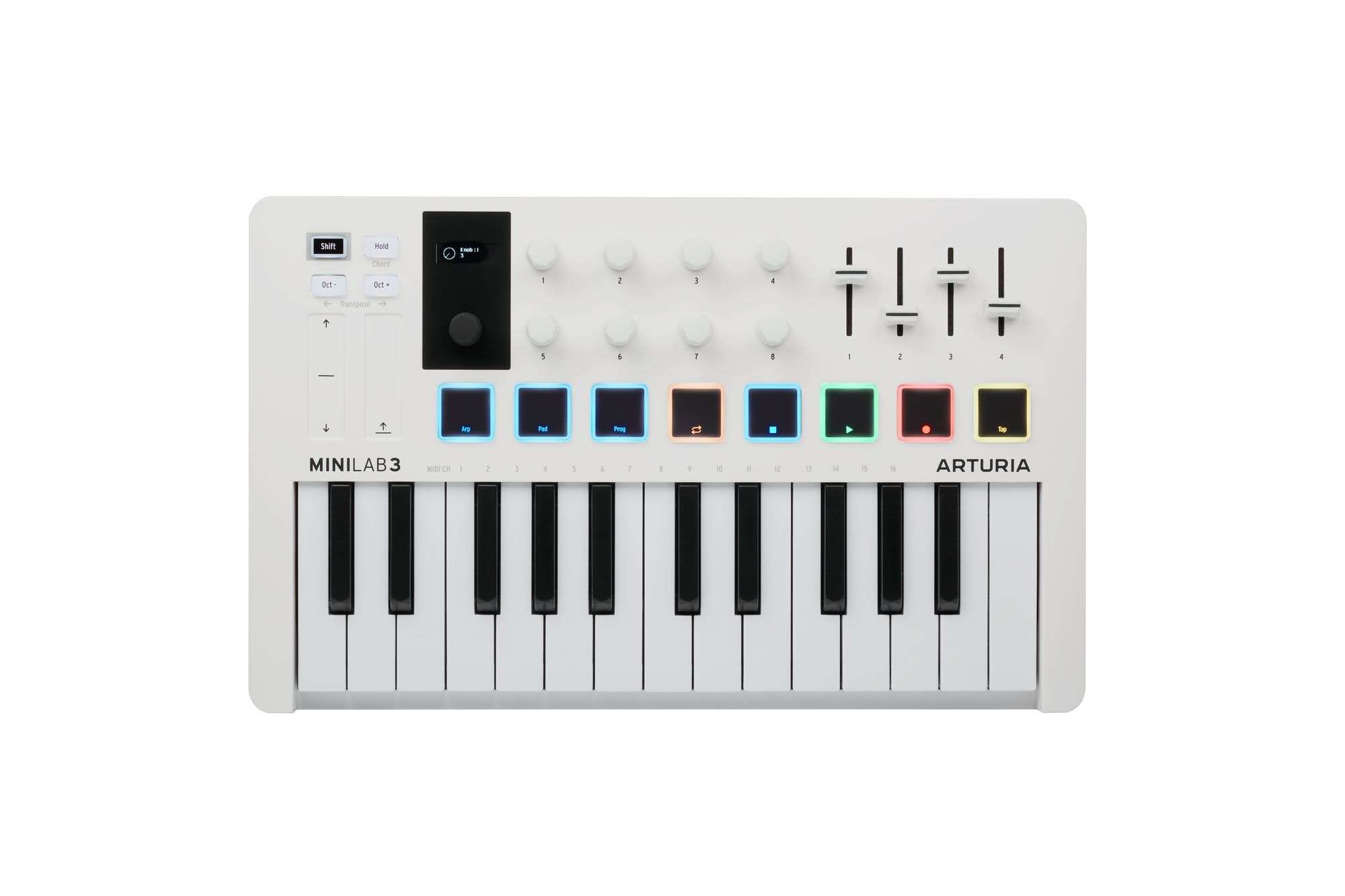 Arturia MiniLab 3 WH USB/MIDI keyboard