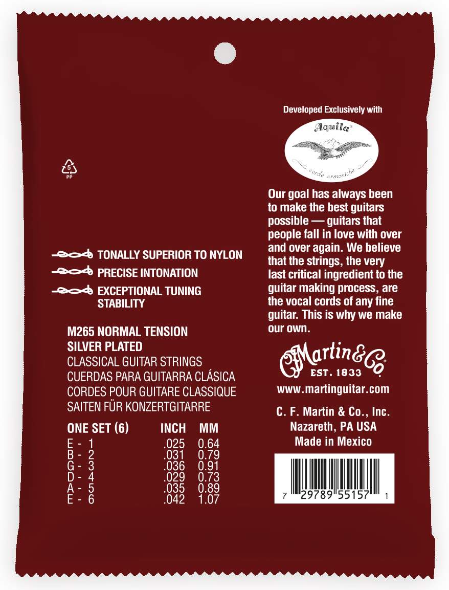 Martin Classical Premium Magnifico Normal Tension struny pro klasickou kytaru