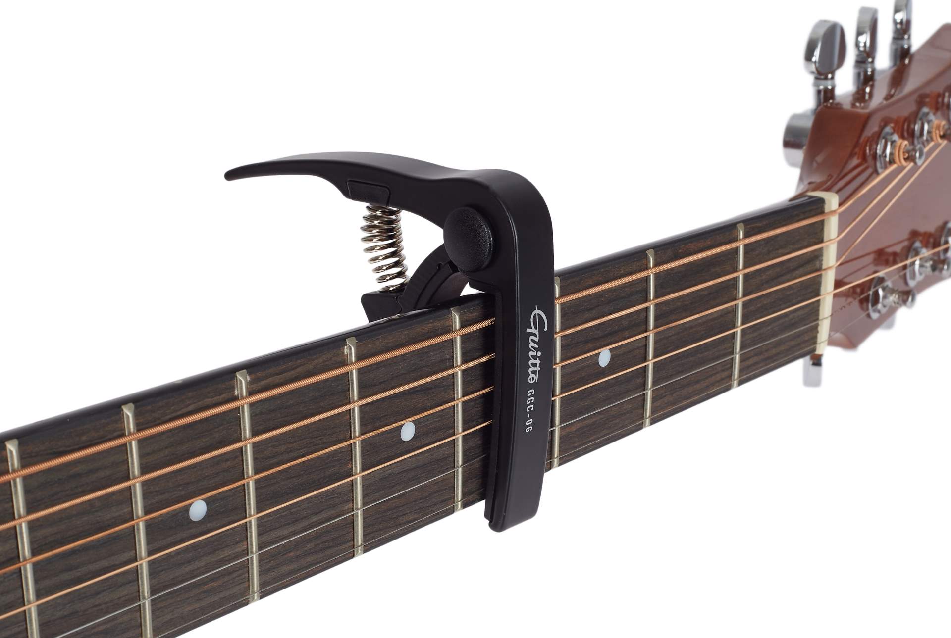 Guitto GGC-06 Black kapodastr pro akustickou kytaru