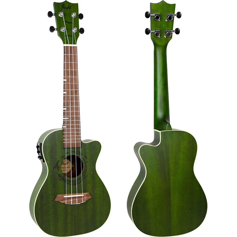 Flight DUC380 CEQ Jade koncertní elektroakustické ukulele