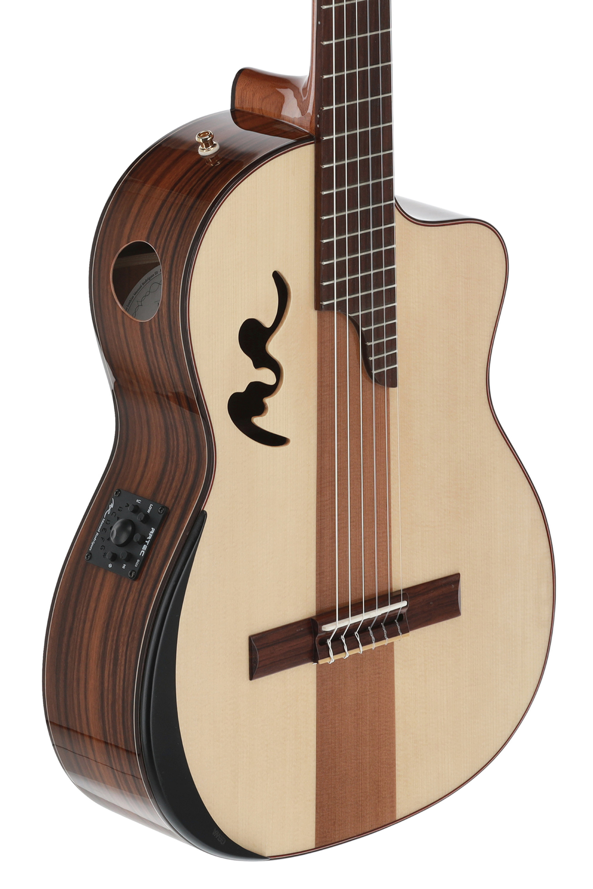 Manuel Rodriguez Café Cortado Cutaway Santos Rosewood elektroakustická kytara
