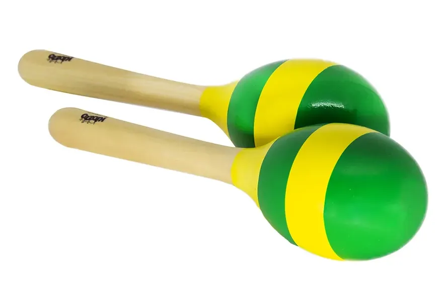 Kidzzo 17685 Coloridas Madeira Maracas