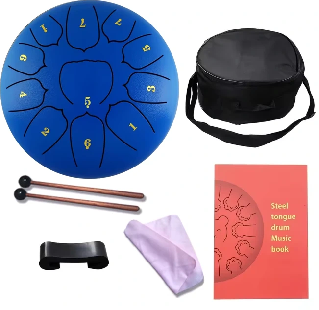 FZone STD-10I11N Blue Steel Tongue Drum