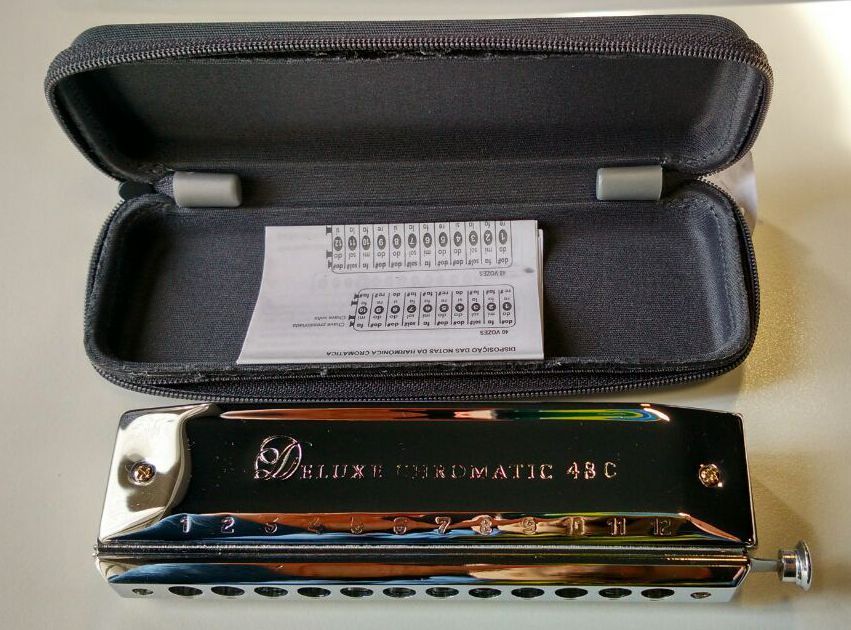 Hering 5248 Chromatic DeLuxe 48 C foukací harmonika
