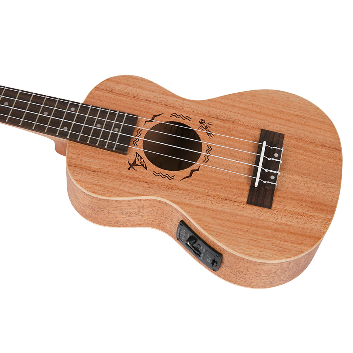 Flight DUC523 CEQ MAH/MAH koncertní elektroakustické ukulele