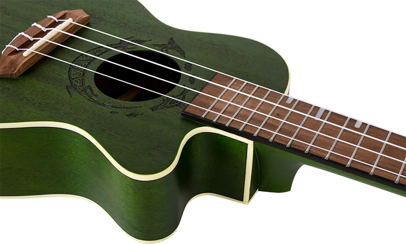 Flight DUC380 CEQ Jade koncertní elektroakustické ukulele