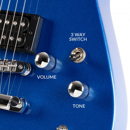 Cort MBM-2 Sustainiac Satin Black elektrická kytara