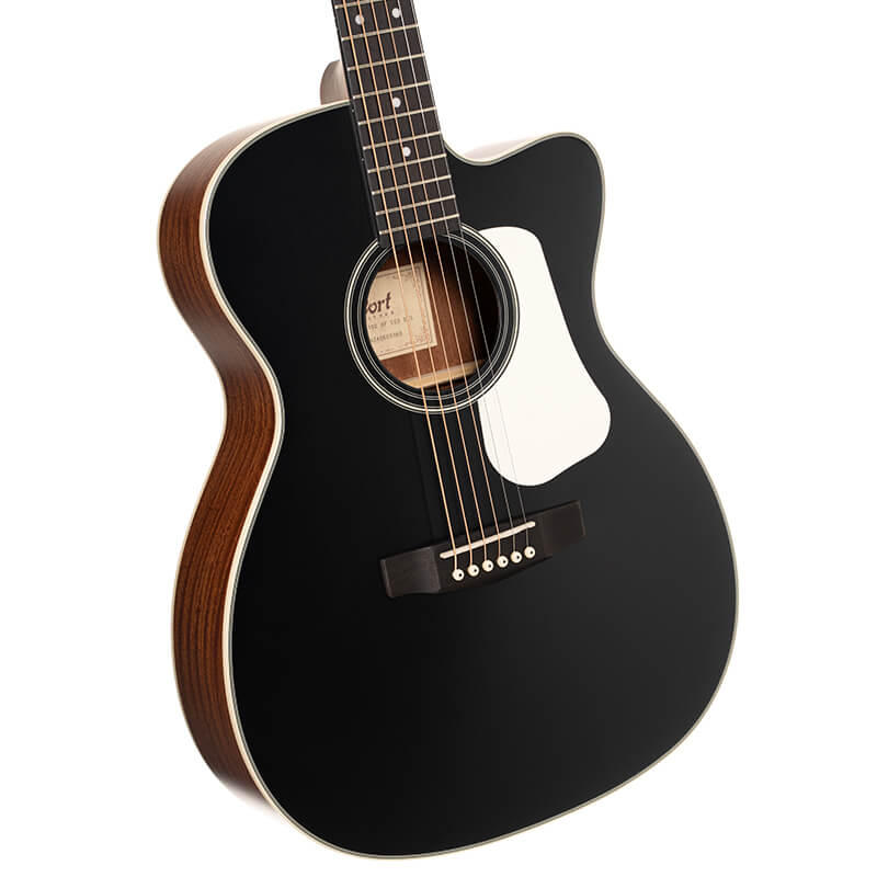 Cort L100OCF-CED Black Satin elektroakustická kytara