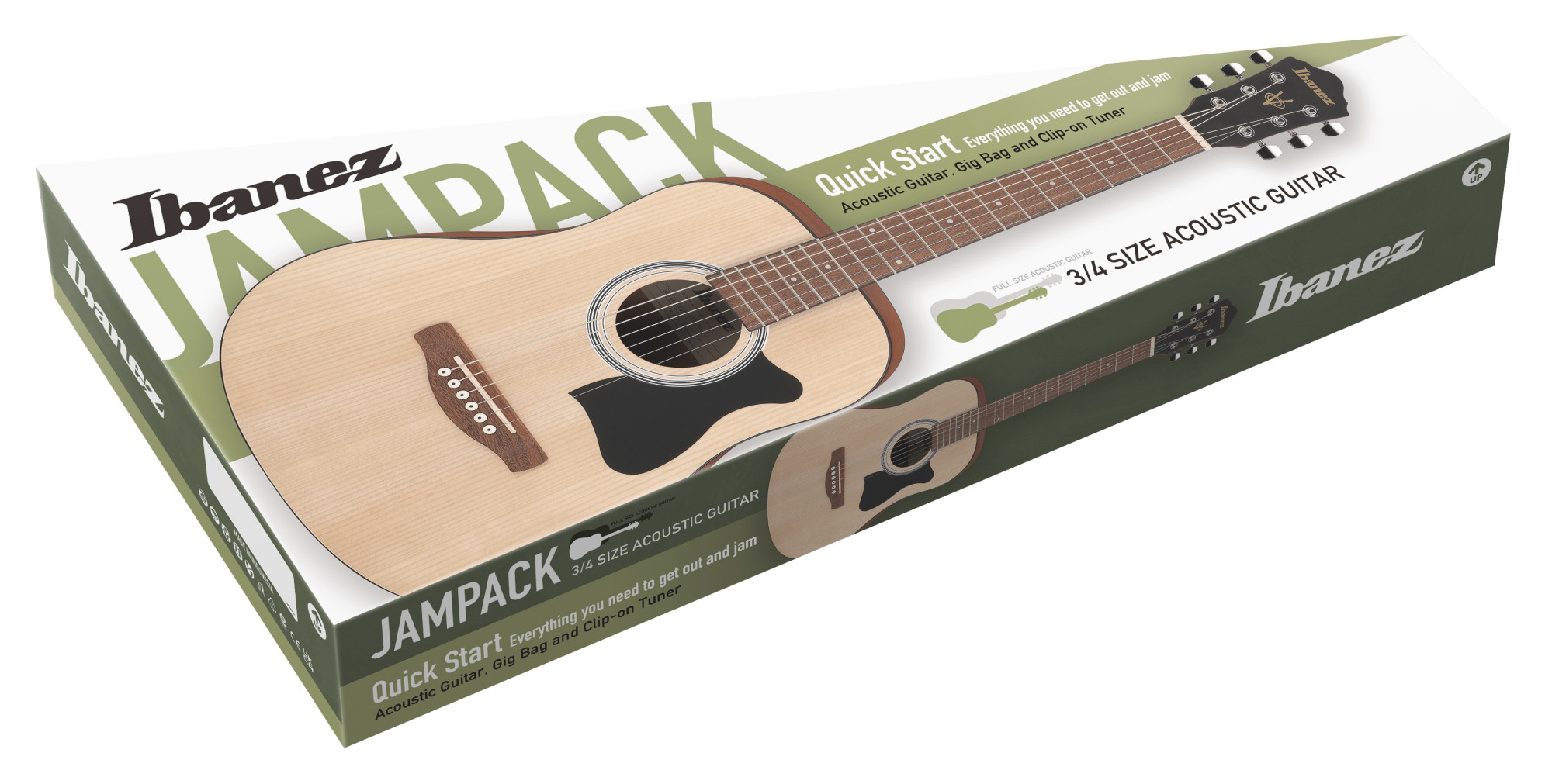 Ibanez V30NJP-OPN 3/4 akustická kytara SET