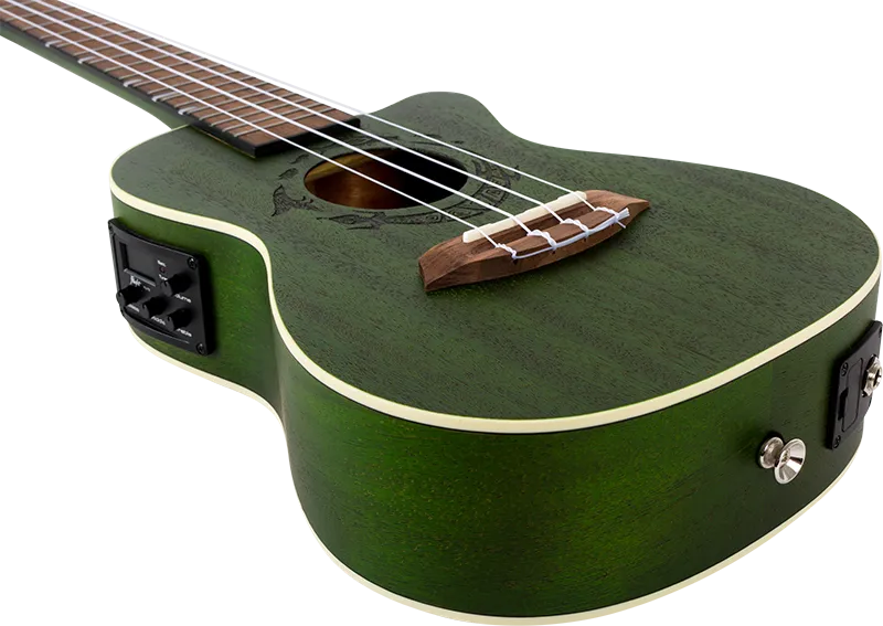 Flight DUC380 CEQ Jade koncertní elektroakustické ukulele