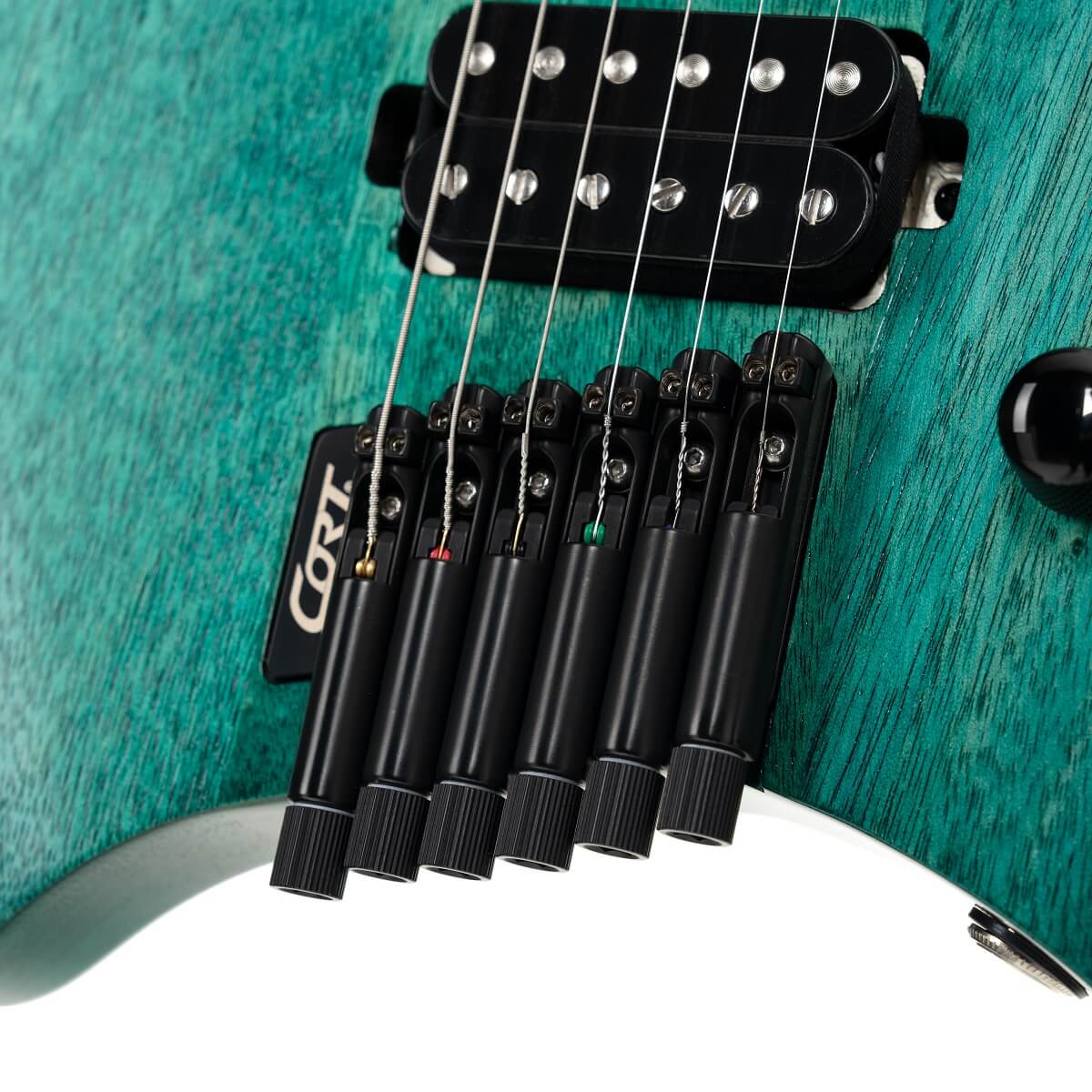 Cort Space G6MS SG Turquoise elektrická kytara