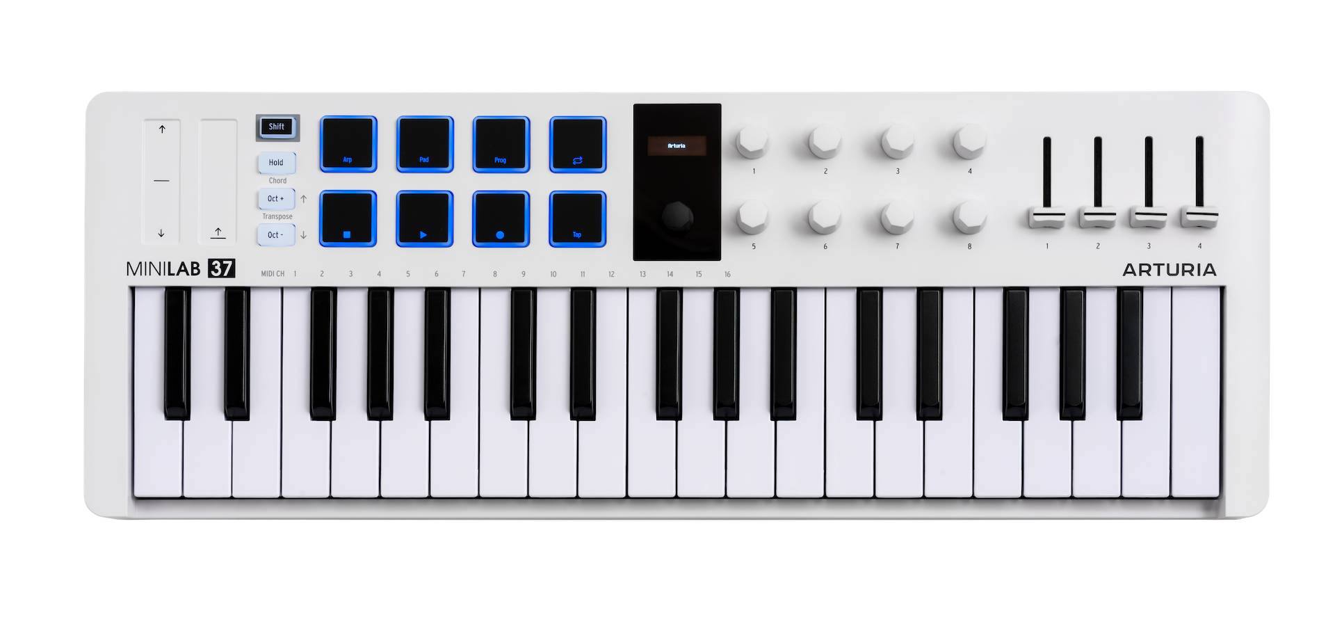 Arturia MiniLab 37 WH univerzální MIDI kontroler