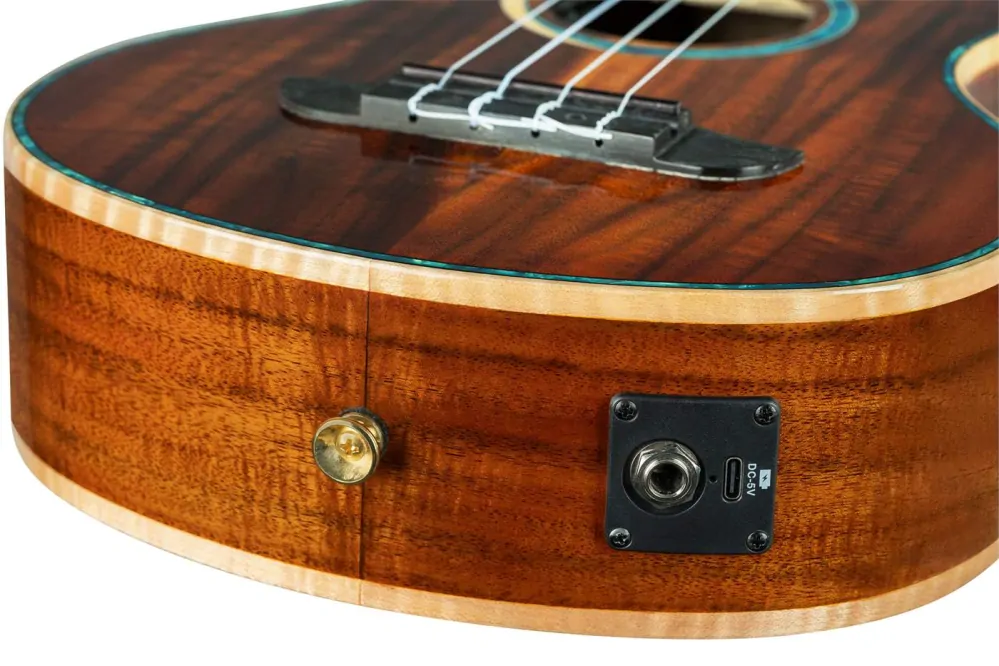 Ortega RUHZ30TH-BW tenorové elektroakustické ukulele