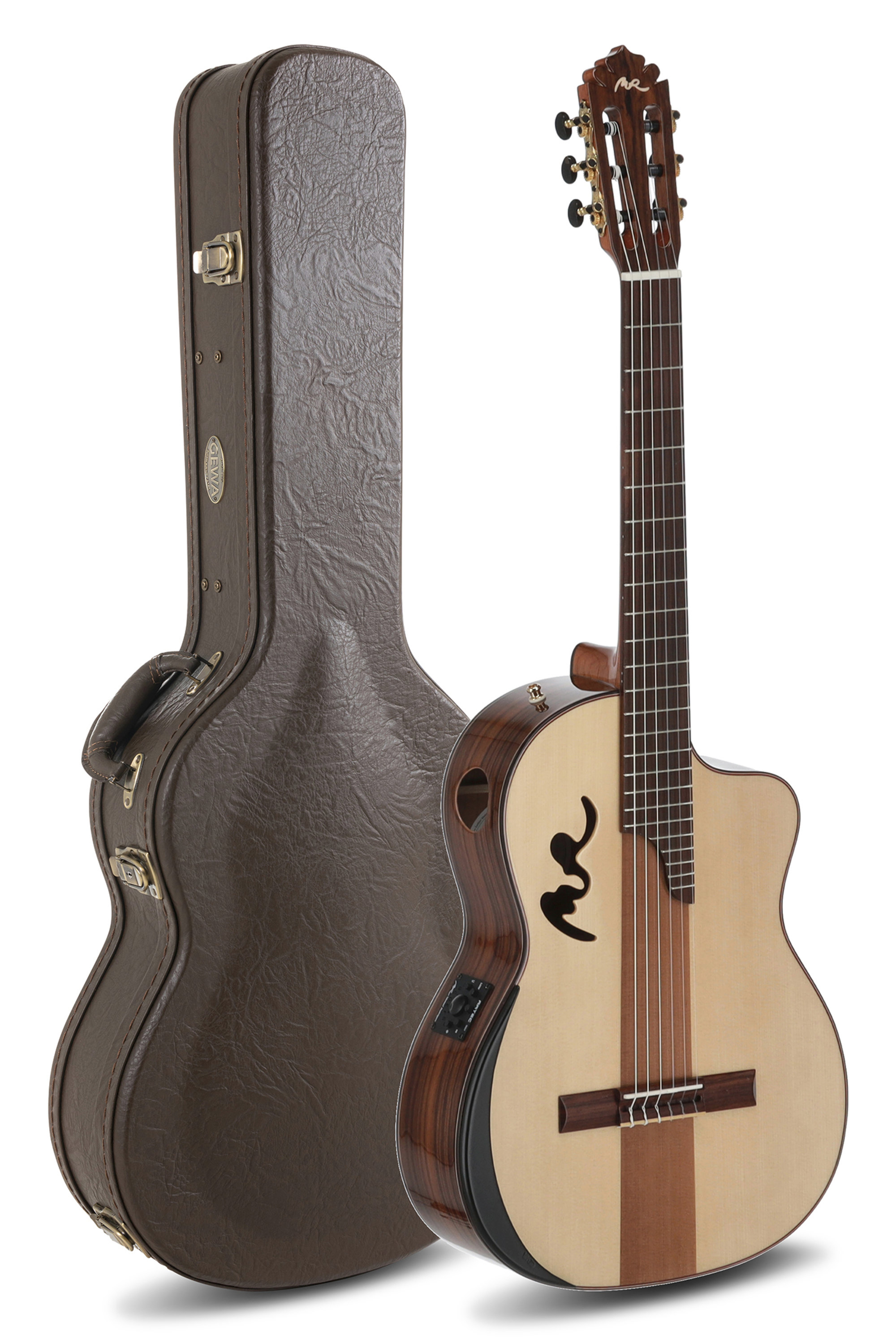 Manuel Rodriguez Café Cortado Cutaway Santos Rosewood elektroakustická kytara