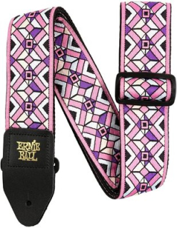 Ernie Ball 4658 Kaleidoscope Pink Jacquard Strap