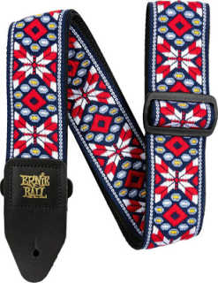 Ernie Ball 4639 Taos Fire Red Jacquard Strap