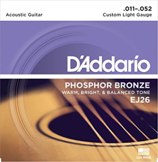 D'Addario EJ26 kovové struny pro akustickou kytaru