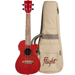 Flight DUC380 CEQ Coral koncertní elektroakustické ukulele