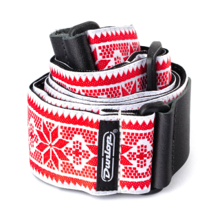 Dunlop D67-02RD JACQUARD STRAP kytarový řemen