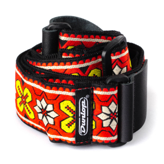 Dunlop D67-03RD JACQUARD STRAP kytarový řemen
