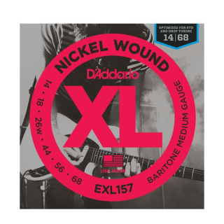 D'Addario EXL157 Baritone Medium - .014 - .068 struny pro elektrickou kytaru