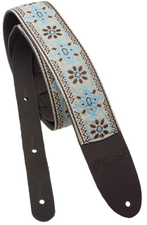 Martin Retro Jacquard Strap Blue Vintage kytarový řemen