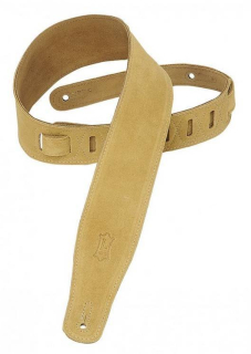 Levys MS26 Suede Leather TAN kytarový řemen