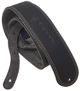 Martin Ball Leather/Suede Strap Black kytarový řemen