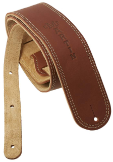 Martin Ball Leather/Suede Strap Brown kytarový řemen