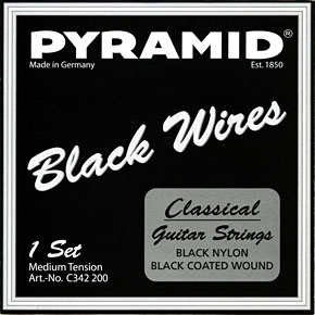 Pyramid Black Wires Medium struny pro klasickou kytaru