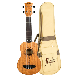 Flight DUS371 MAH sopránové ukulele