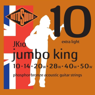 Rotosound JK 10 Jumbo King struny pro akustickou kytaru