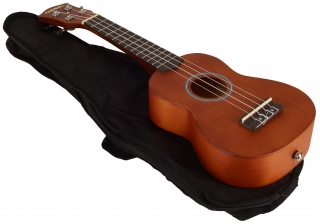 Cascha HH 3974 Sopránové ukulele SET Cappuccino