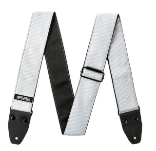 Dunlop D67-12 JACQUARD CUBE HATCH LIGHT GREY kytarový řemen