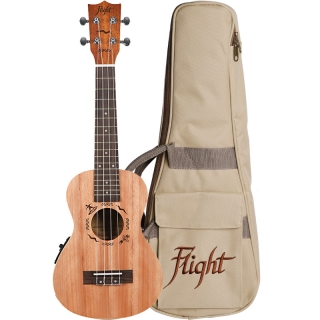 Flight DUC523 CEQ MAH/MAH koncertní elektroakustické ukulele