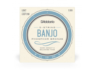D'Addario EJ69 struny na 5ti strunné banjo