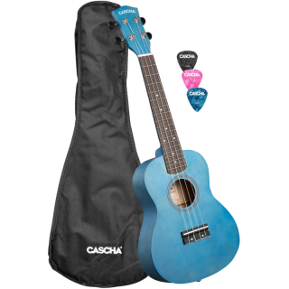 Cascha CUC103 Linden Koncertní ukulele Blue