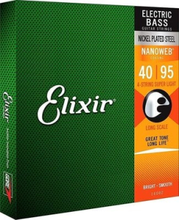 Elixir 14002 Bass Nanoweb 40/95 struny pro baskytaru
