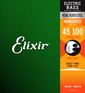 Elixir 14052 Bass Nanoweb 45/100 struny pro baskytaru
